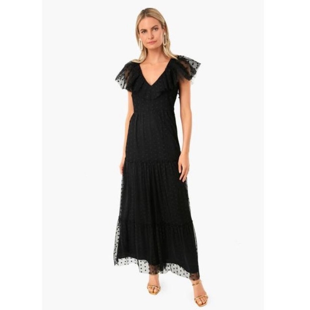 Tuckernuck Elegant Black Maxi Dress